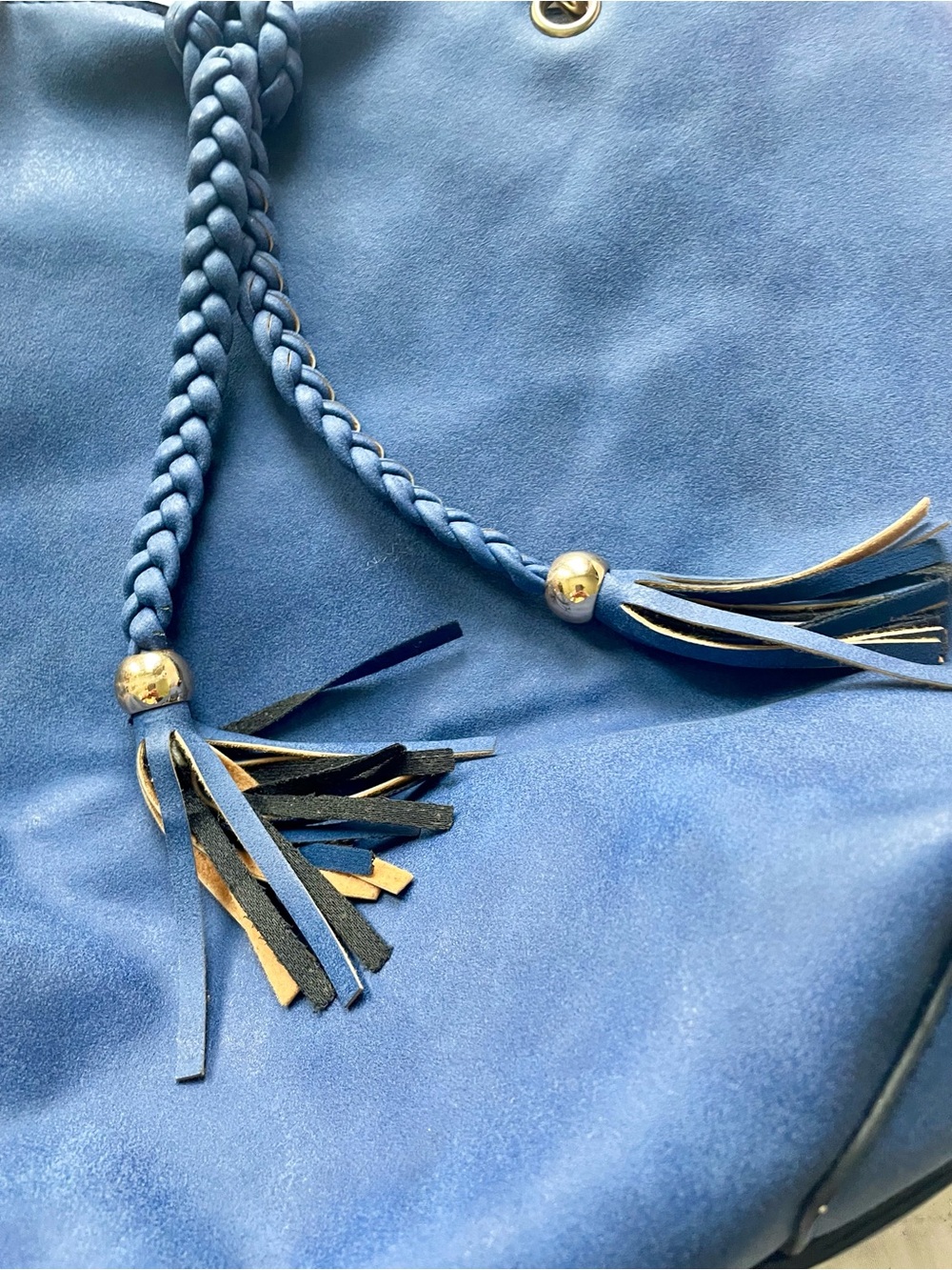 Imoshion Blue Braided Shoulder Bag - Picture 3 of 13